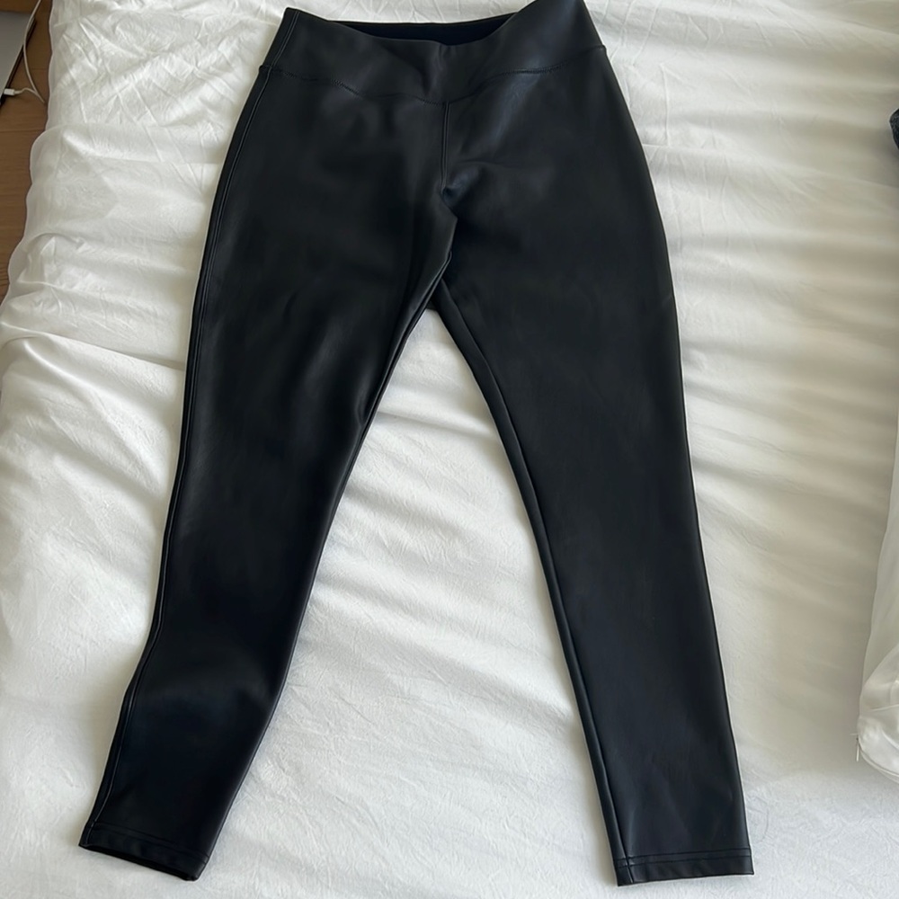 Nordstrom Faux Leather Leggings (small)